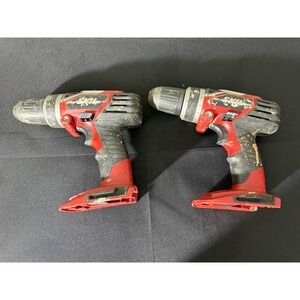 Lot of 2 Skil 2898 Cordless Drill 18 Volt (TESTED) No Battery Working